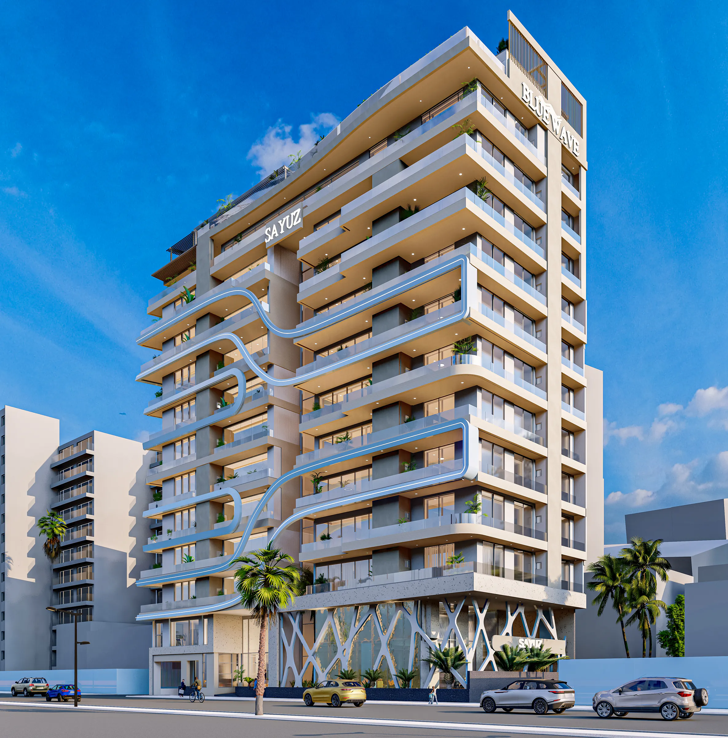 Immeuble Sayuz — vue 1