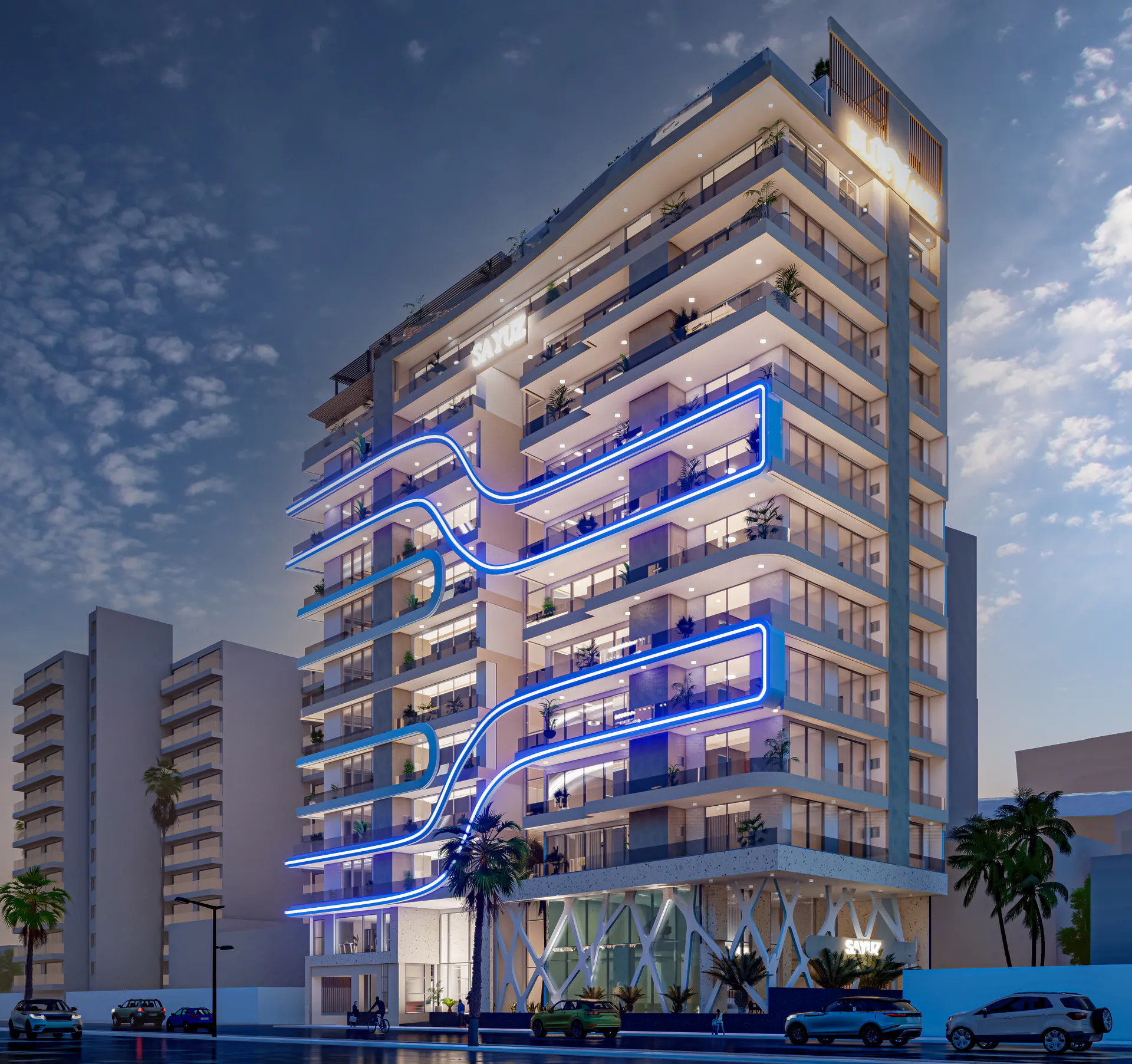Immeuble Sayuz — vue 2